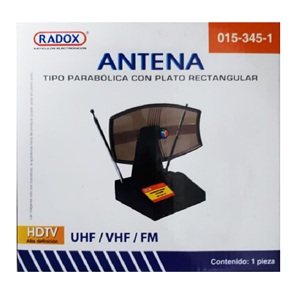 ANTENA DE TV PARA INTERIORES CON IMAN RADOX 015-291